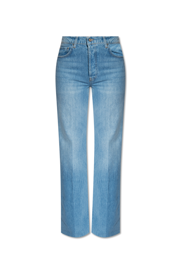 Blue Hugh wide leg jeans Anine Bing IetpShops Italy Tommy